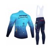 Tenue Maillot M/L + Collant à Bretelles 2022 Astana Qazaqstan Team N001